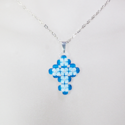 Pendant 45cm - Undine-Silver Chain - Pendant 45cm - Laiton argenté